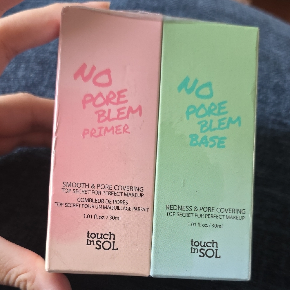 Touch in Sol No Pore Blem Primer and Base Set